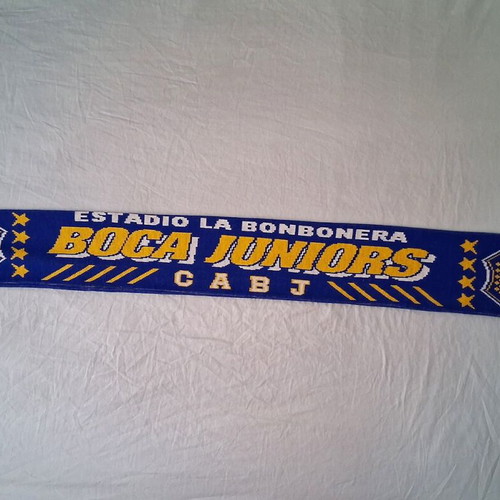 Boca Juniors scarf double-sided used