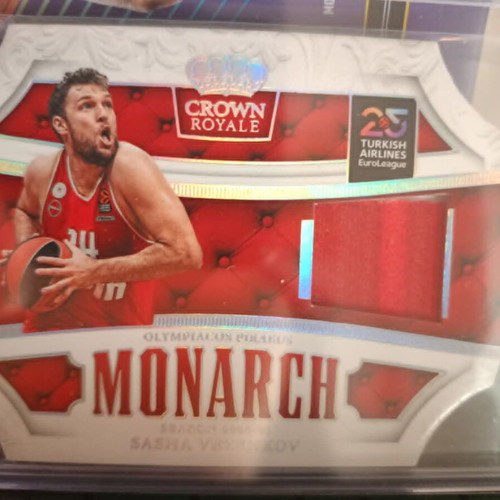 Sasha Vezenkov Morach Patch Crown Royale card like new