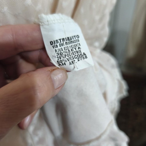 Romantic sleeveless top powder shade S-M like new