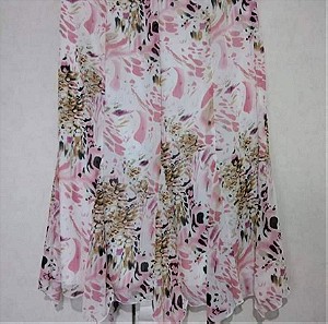Λεπτή φούστα με animal print σχέδιο