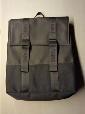 Rains Trail MSN Bag μαύρο unisex σακίδιο για λάπτοπ