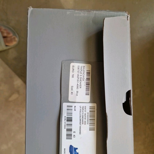 Balenciaga shoes size 43 blue like new