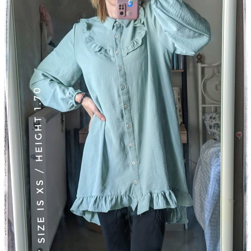 Spring dress tunic like new, mint color