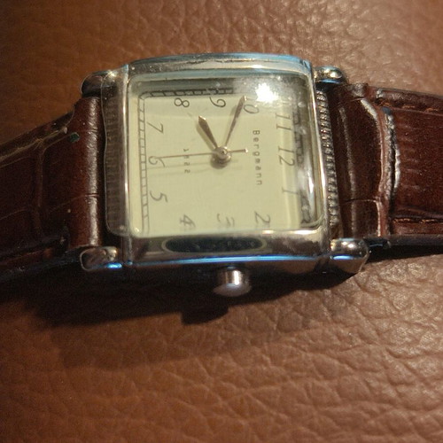 Bergmann 1922 Tank Style Quartz Watch