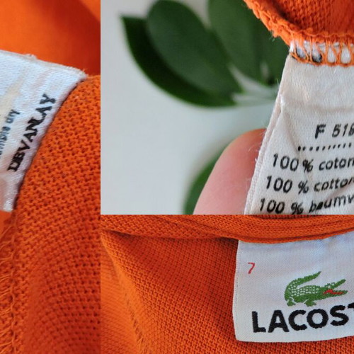 Lacoste Devanlay men's polo shirt XL orange cotton piqué