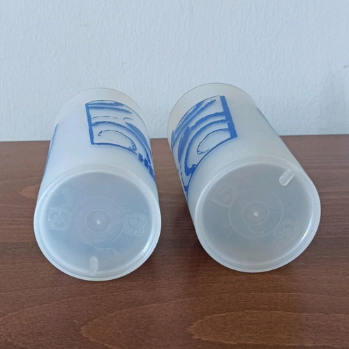 Ivi Vintage 90s Glasses new, set of 2 collectible plastic
