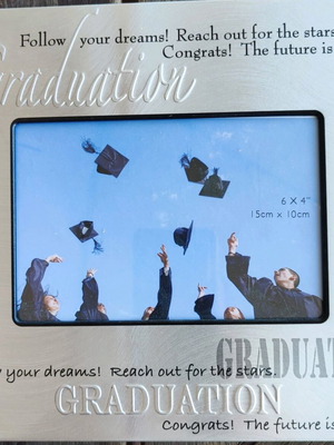 Graduation photo frame new 20x20 cm