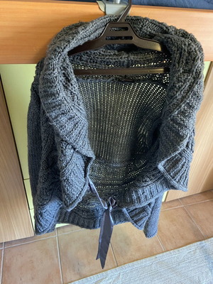 Raxevsky wool cardigan like new, gray, size L