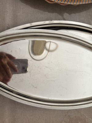 Serving platters used, large 40cm by 22cm