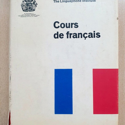 Cours de français 1971 used, French dictionary