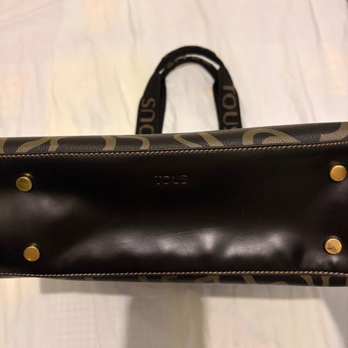 Tous tote bag, black and green