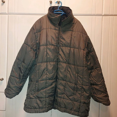Henry Cottons reversible jacket used, khaki black