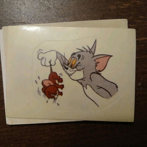 Tom & Jerry collectible sticker new condition