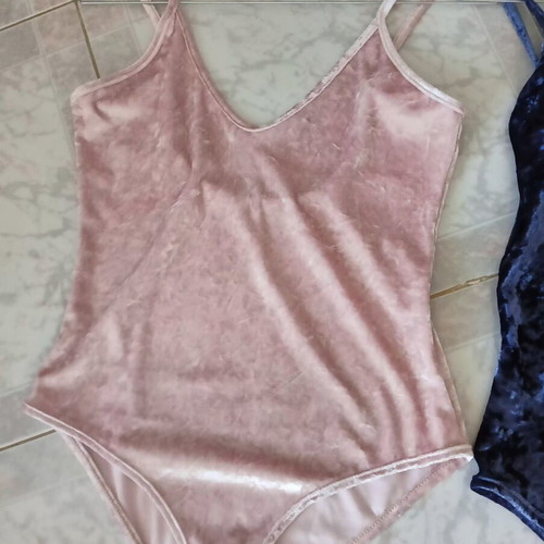 Women's body suits like new, size small, pink and purple