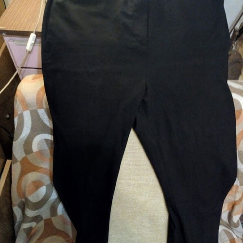 M&S Collection Black Straight-Leg Trousers Like New EU 42