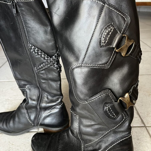 Vera Pelle leather boots like new, size 37, black