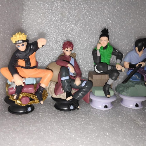 Naruto Shippuden anime figure set of 6, like new