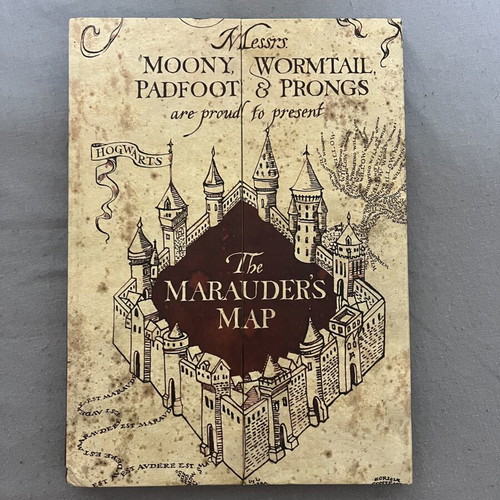 Marauder’s Map notebook