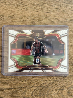 Christian Pulisic White Prizm /39 Panini Select 2025-26 Serie A card