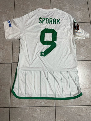 PAO football jersey used, authentic match worn