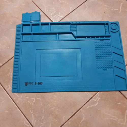 Best S-160 Work Mat like new, antistatic, elastic, 30 x 45cm, blue