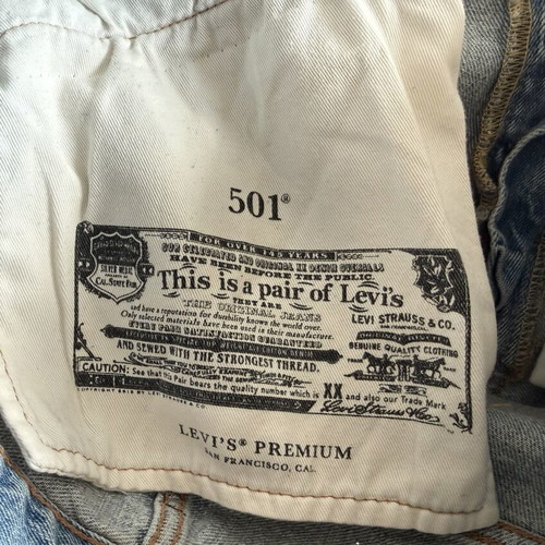Levi's 501 Original and 516 Straight men's jeans new, blue, size 32