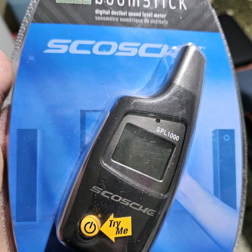 Scosche boomstick decibel meter new
