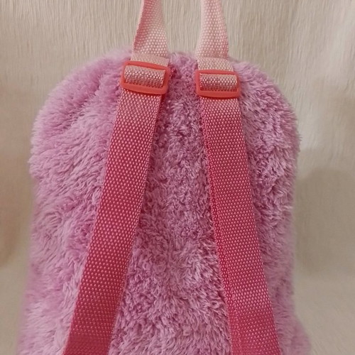Plush toys used, backpack, bracelet and 2 cuddly plushies