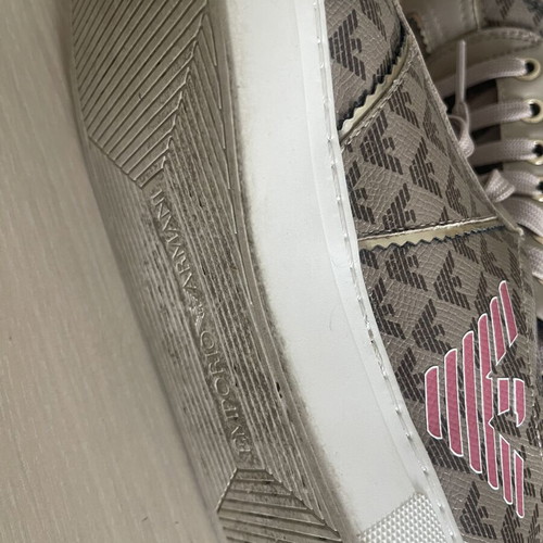 Emporio Armani sneakers like new, beige, size 38