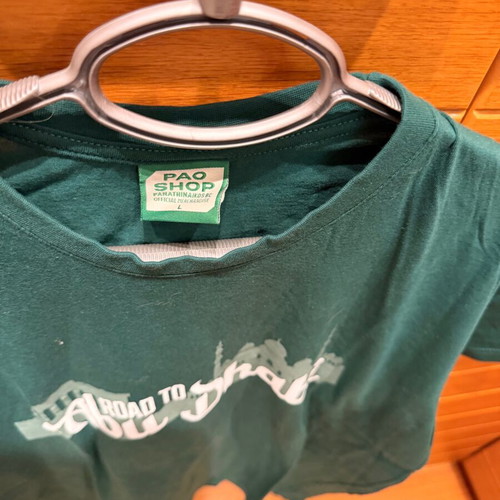 Panathinaikos PAO Shop Road to Abu Dhabi T-shirt like new, size L
