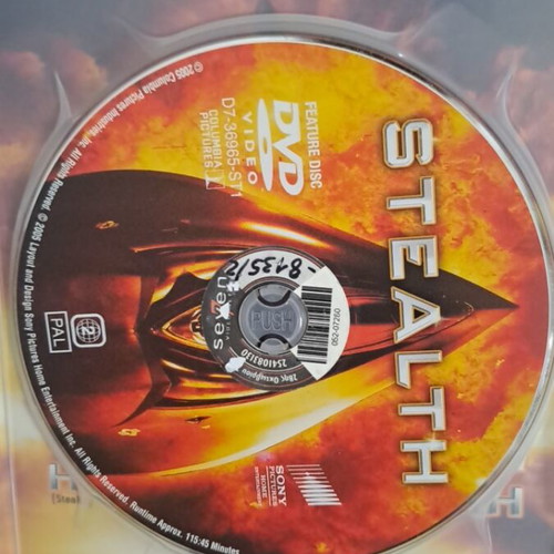 Stealth DVD used, action adventure with subtitles