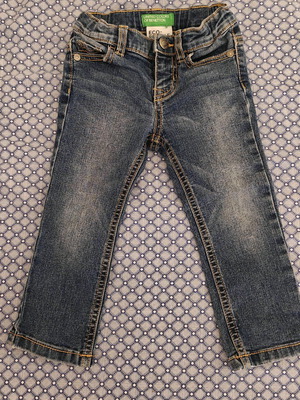 Jeans for 2-year-old children like new, 47cm length, 50cm waist