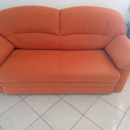 Furniture set like new including wardrobe, bed, table, drawers, sofa, and cabinet