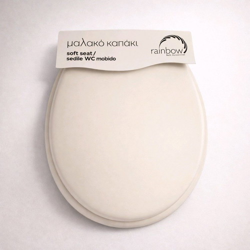 Soft seat WC new in beige color