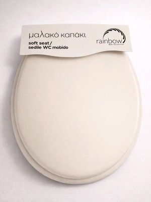 Soft seat WC new in beige color