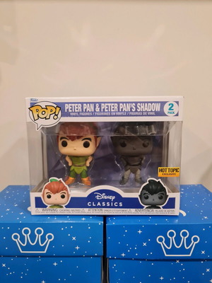 Funko Pop Disney 2 Pack Peter Pan and Peter Pan's Shadow new