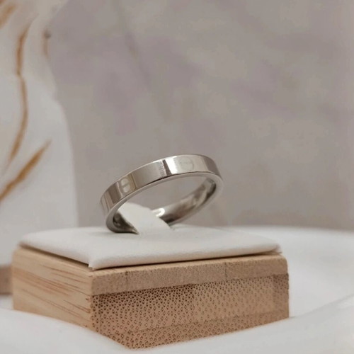 Steel Silver Ring Type No19 Like New