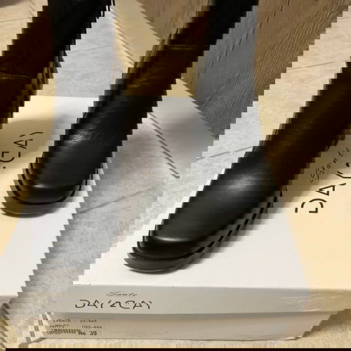 Sante Day2day δερμάτινα μποτάκια καινούργια, μέγεθος 39, μαύρα