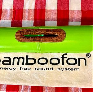BambooFon Painted Green - Energy Free Sound System - Ηχείο