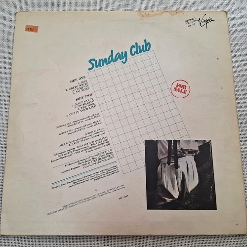 Sunday Club For Sale LP μεταχειρισμένο, ηλεκτρονική μουσική