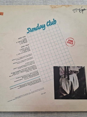 Sunday Club For Sale LP μεταχειρισμένο, ηλεκτρονική μουσική