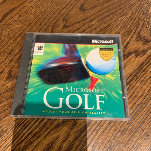 Microsoft Golf PC game used