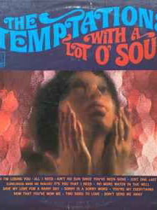 The Temptations With A Lot O' Soul vinyl used, R&B soul