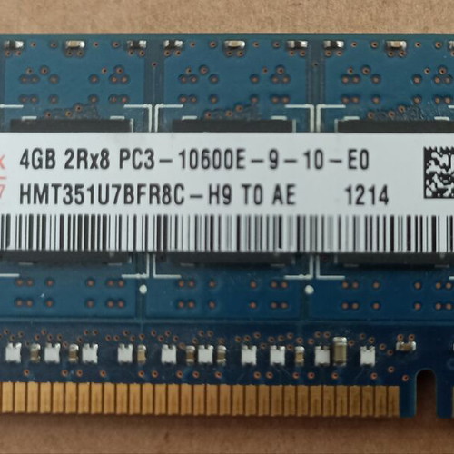 Memory Hynix HMT351U7BFRBC-H9 ECC DDR3 4GB PC3-10600 1333 MHz used