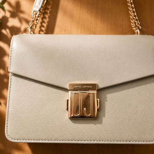 David Jones shoulder bag, elegant pistachio color