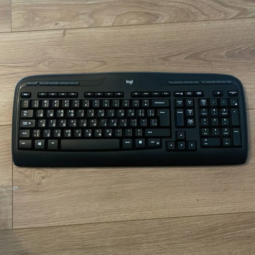 Logitech K360 wireless keyboard used, Greek/English layout
