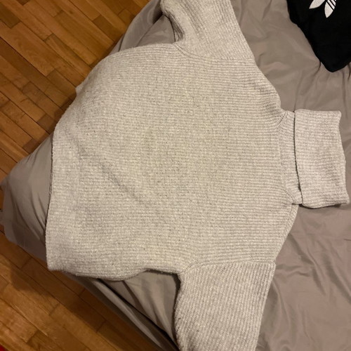 Zara sweater thick used, oversize, gray, size M