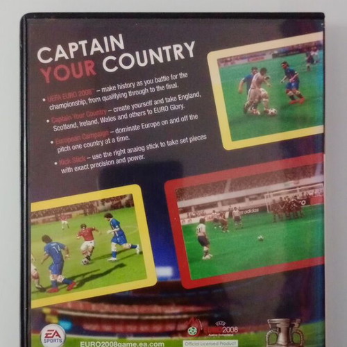 Euro 2008 videogame used for PlayStation 2 (PS2)