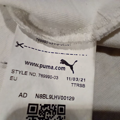 Italy Football Shirt Puma Size XL 2021 Euro Champions