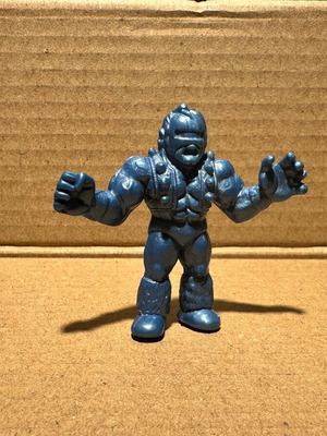 El Greco Kinnikuman Exogini alien figure used, blue